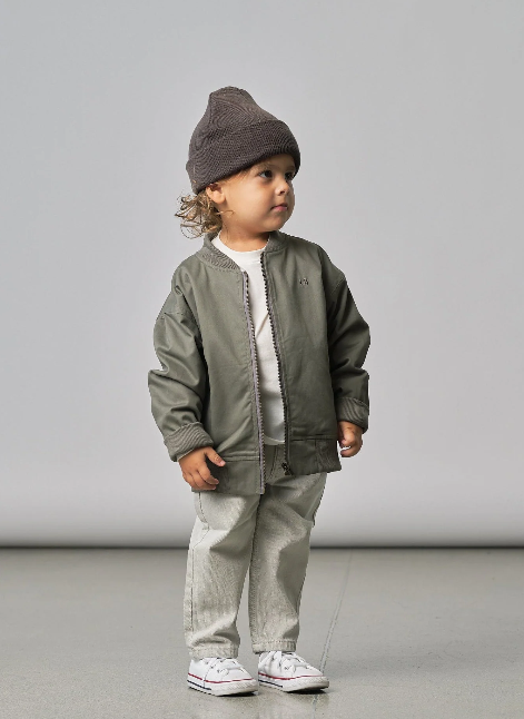 Cotton Twill Jacket - Green