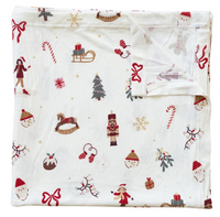 Merry & Bright Ribbed Bamboo Swaddle