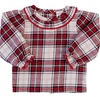 Red Plaid Long Sleeve Shirt