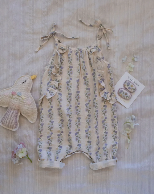 Coco Jumpsuit in Lavender Rose Reverie