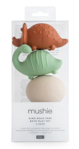 Dino Mold Free Bath Play Set - 4 Pack