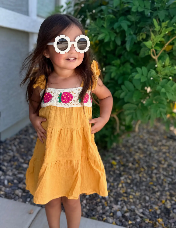 Crochet Berry Dress