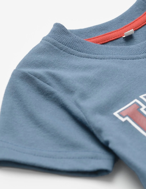 USA Elevated Tee - Worn Indigo Baby - Adult Sizes