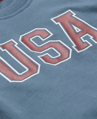 USA Elevated Tee - Worn Indigo Baby - Adult Sizes