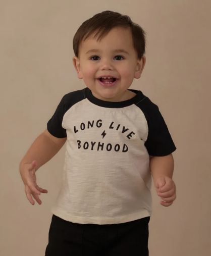 Raglan Short Sleeve Tee Long Live Boyhood