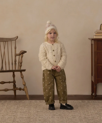 Barrel Pant Embroidered Daisies