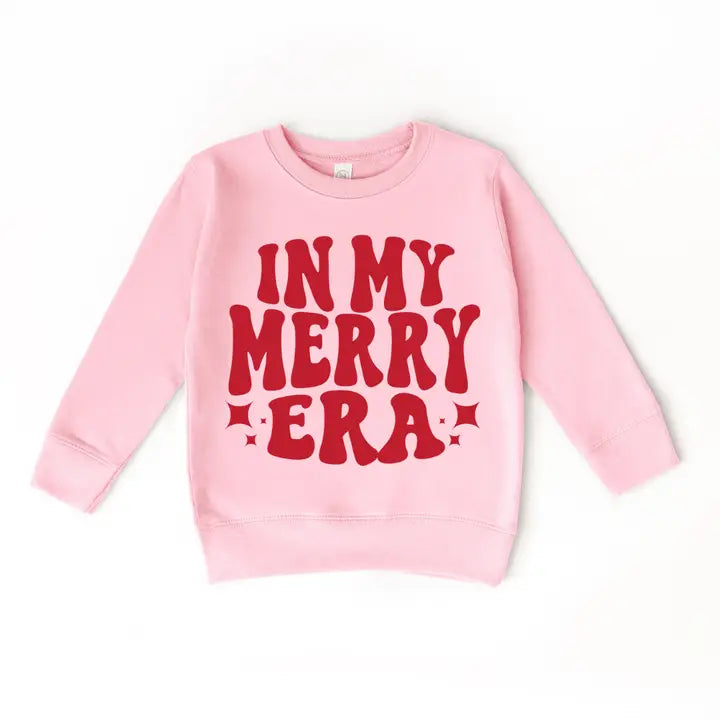 In My Merry Era Toddler/Youth Christmas Sweatshirt