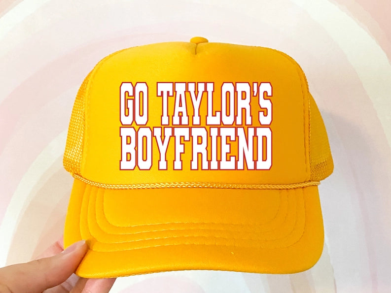 Go Taylor's Boyfriend Gold Youth Trucker Hat