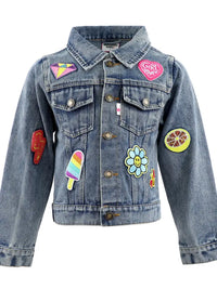 Patched Denim Jacket