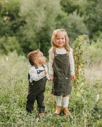 Green Corduroy Dress