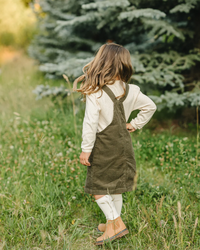 Green Corduroy Dress