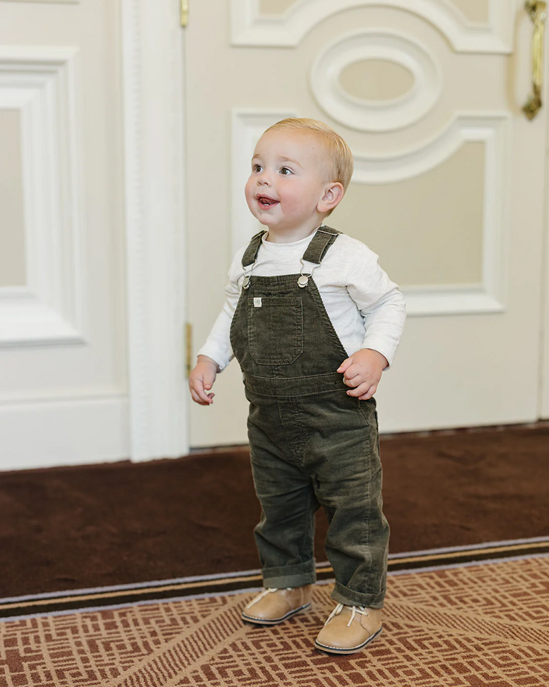 Green Corduroy Overalls