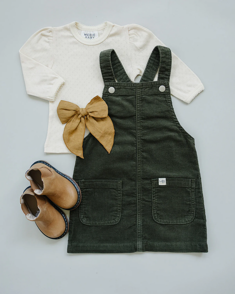 Green Corduroy Dress