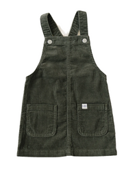 Green Corduroy Dress