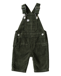Green Corduroy Overalls