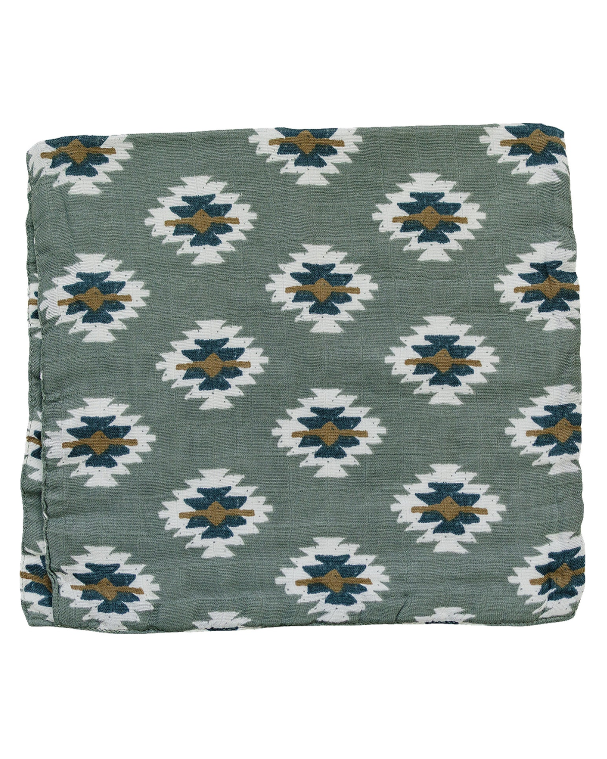 Southwest Aztec Muslin Burp Cloth