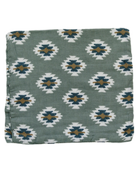 Southwest Aztec Muslin Burp Cloth