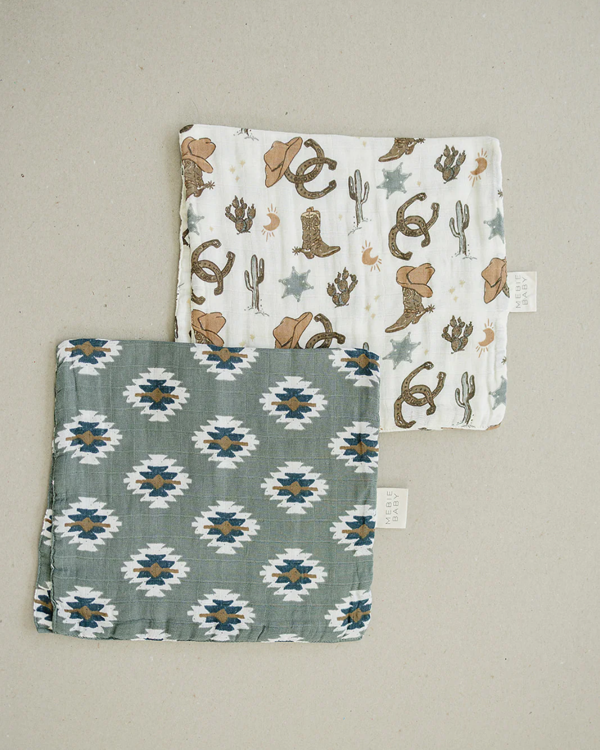 Southwest Aztec Muslin Burp Cloth
