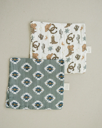 Southwest Aztec Muslin Burp Cloth
