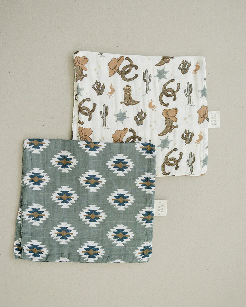 Southwest Aztec Muslin Burp Cloth