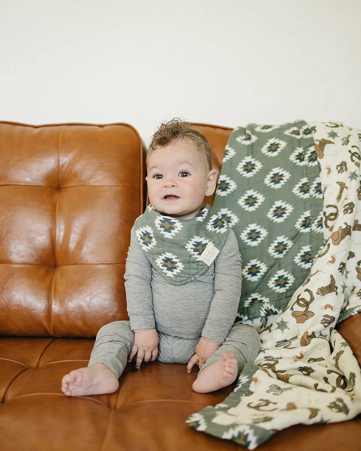 Southwest Aztec + Outlaw Cowboy Muslin Quilt
