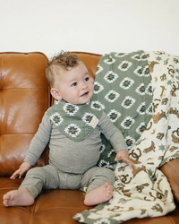 Southwest Aztec Classic Muslin Bib