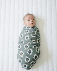 Southwest Aztec Muslin Swaddle Blanket