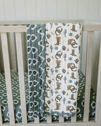 Southwest Aztec + Outlaw Cowboy Muslin Quilt