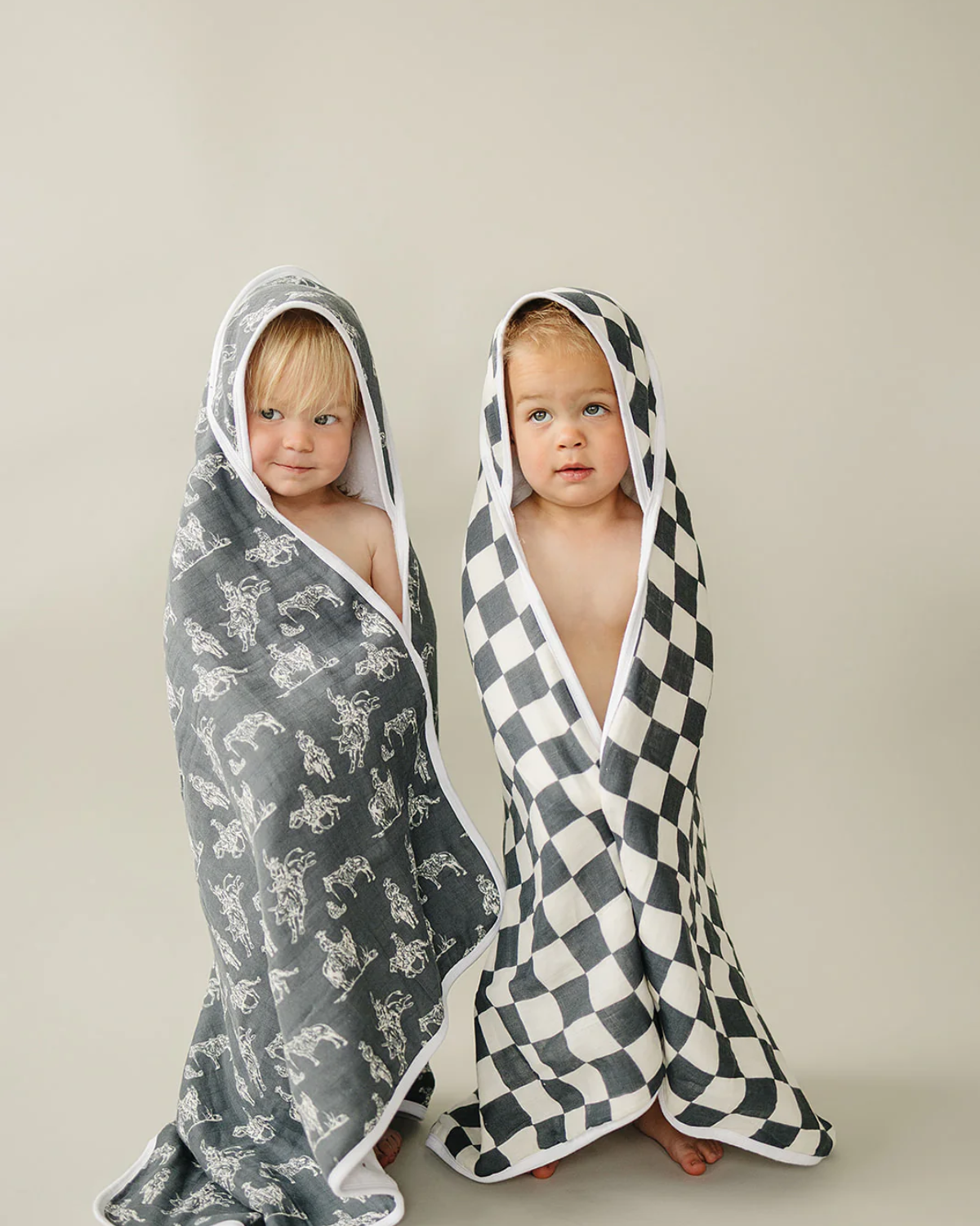 Wild West Muslin Hooded Towel