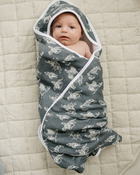 Wild West Muslin Hooded Towel