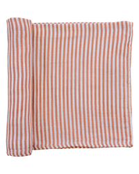 Pink Stripes Muslin Swaddle Blanket