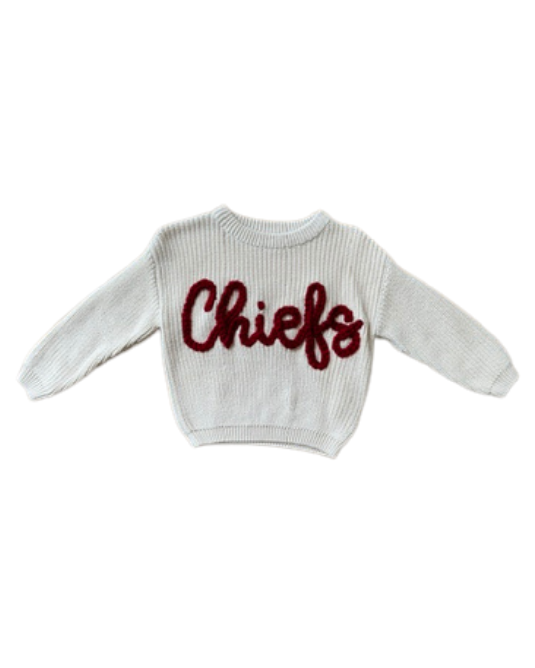 Hand Embroidered Sweater - Chiefs