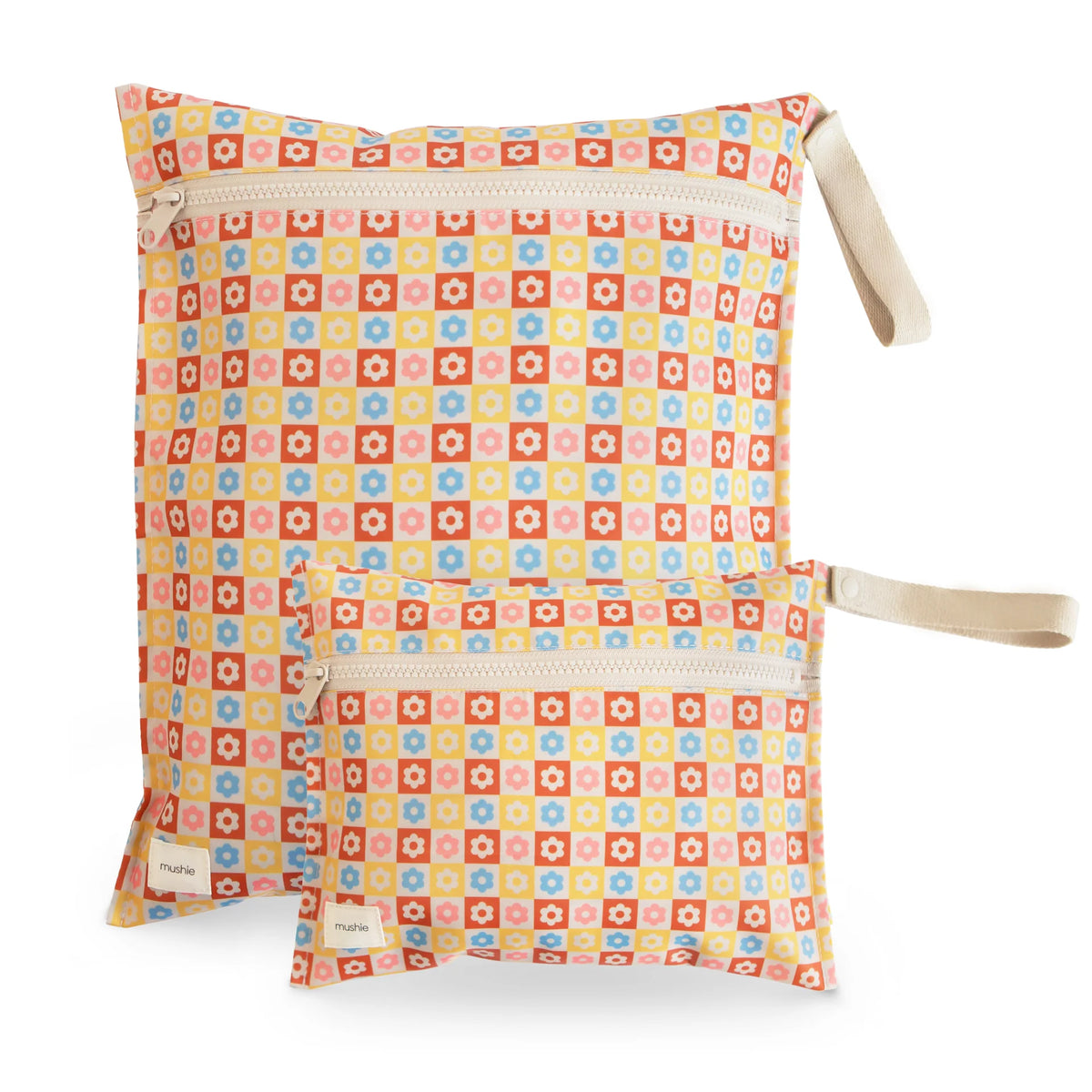 Water Resistant Wet Bag Olive Check