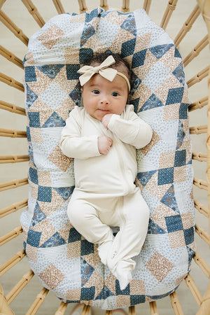 Patchwork Print Muslin Swaddle Blanket