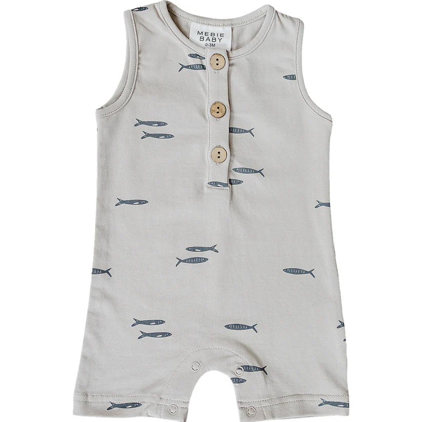 Fish Short Romper
