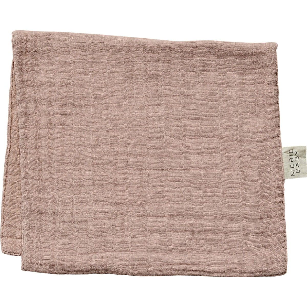 Dusty Rose Muslin Burp Cloth