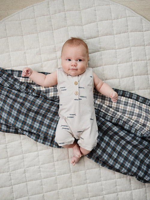 Fish Short Romper