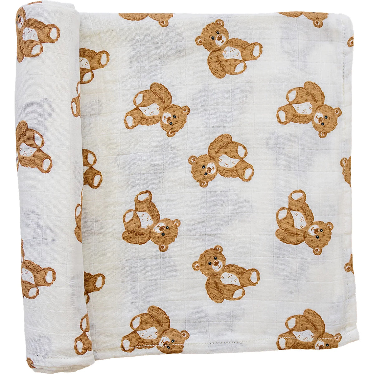Teddy Bear Swaddle Blanket
