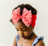 Baby Bling® Tulle FAB® soft nylon headband with tulle bow 2 colors
