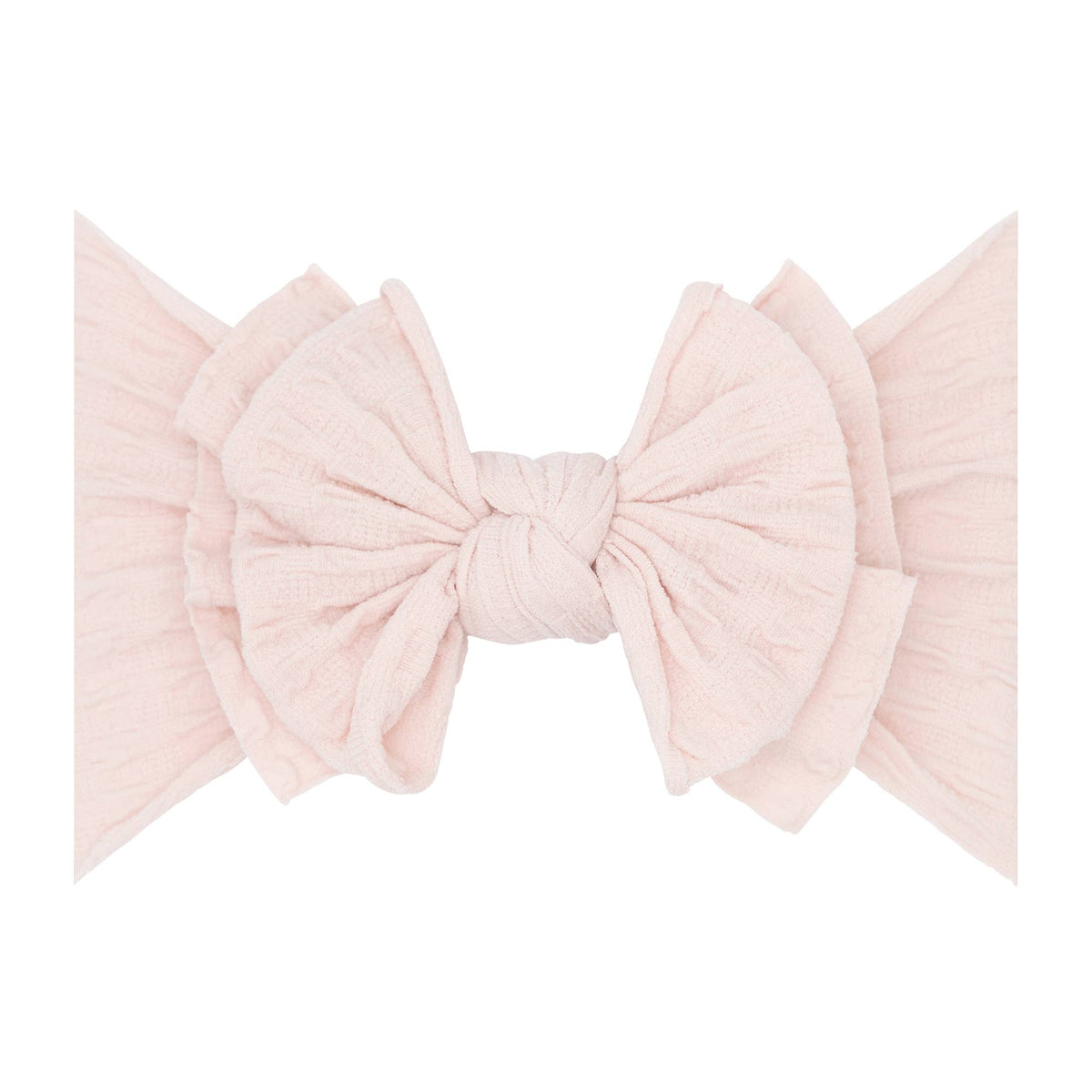Baby Bling® Waffle FAB® textured soft nylon bow headband