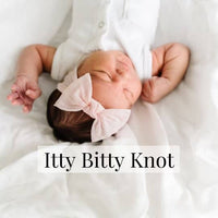 Baby Bling® Itty Bitty Knot small soft nylon bow headband 6 colors