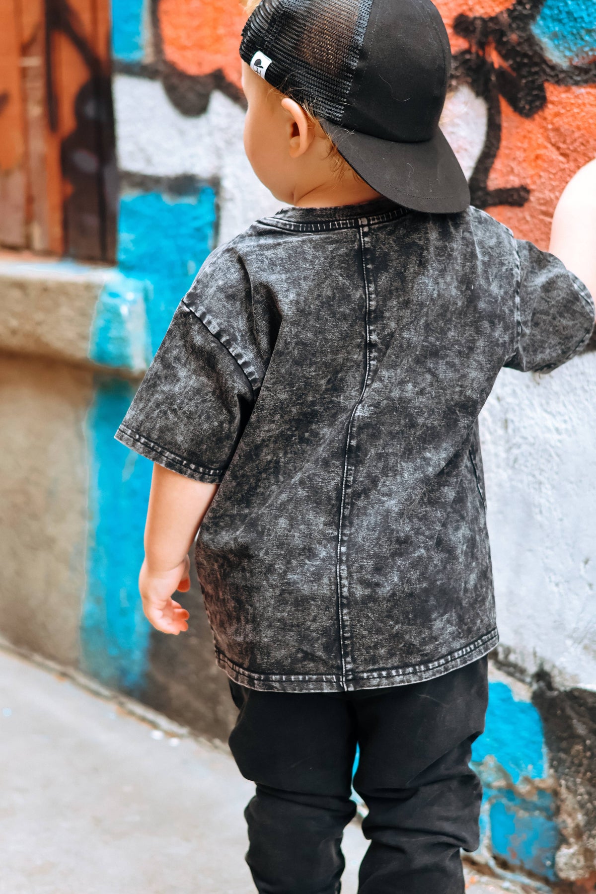 Black Acid Wash T-Shirt