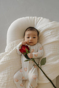 Bamboo Zip Pajamas Love Notes