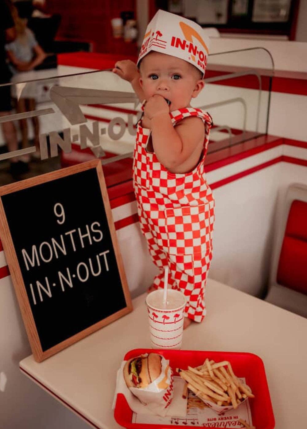 Red Checkered Overalls