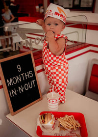 Red Checkered Overalls