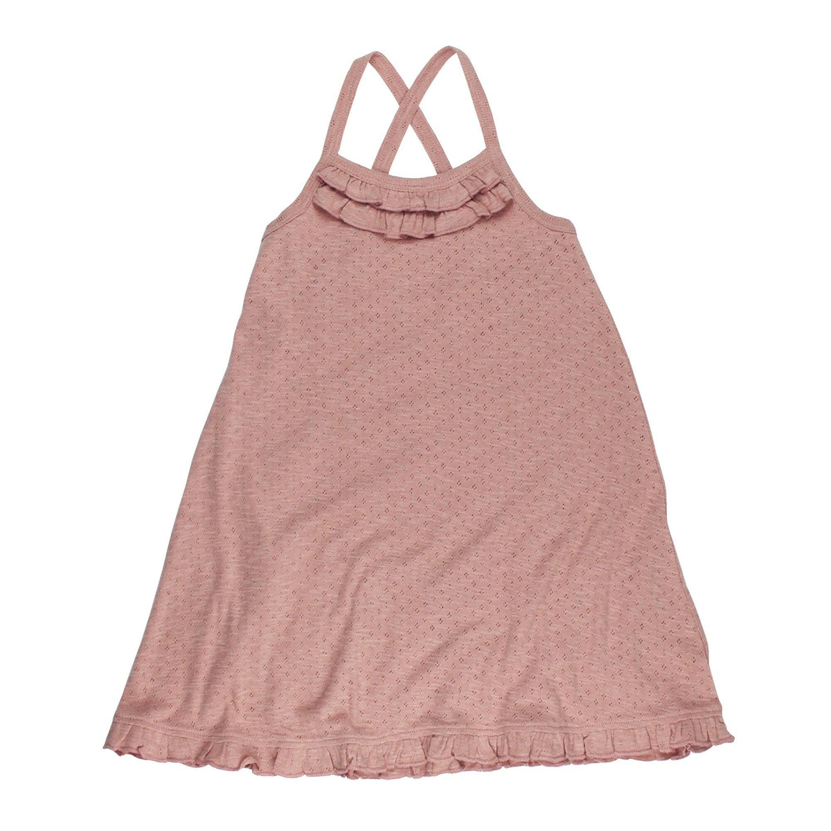 Taffy | Kids' Organic Pointelle Twirl Dress