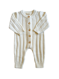 Wide Rib Knit Jumpsuit