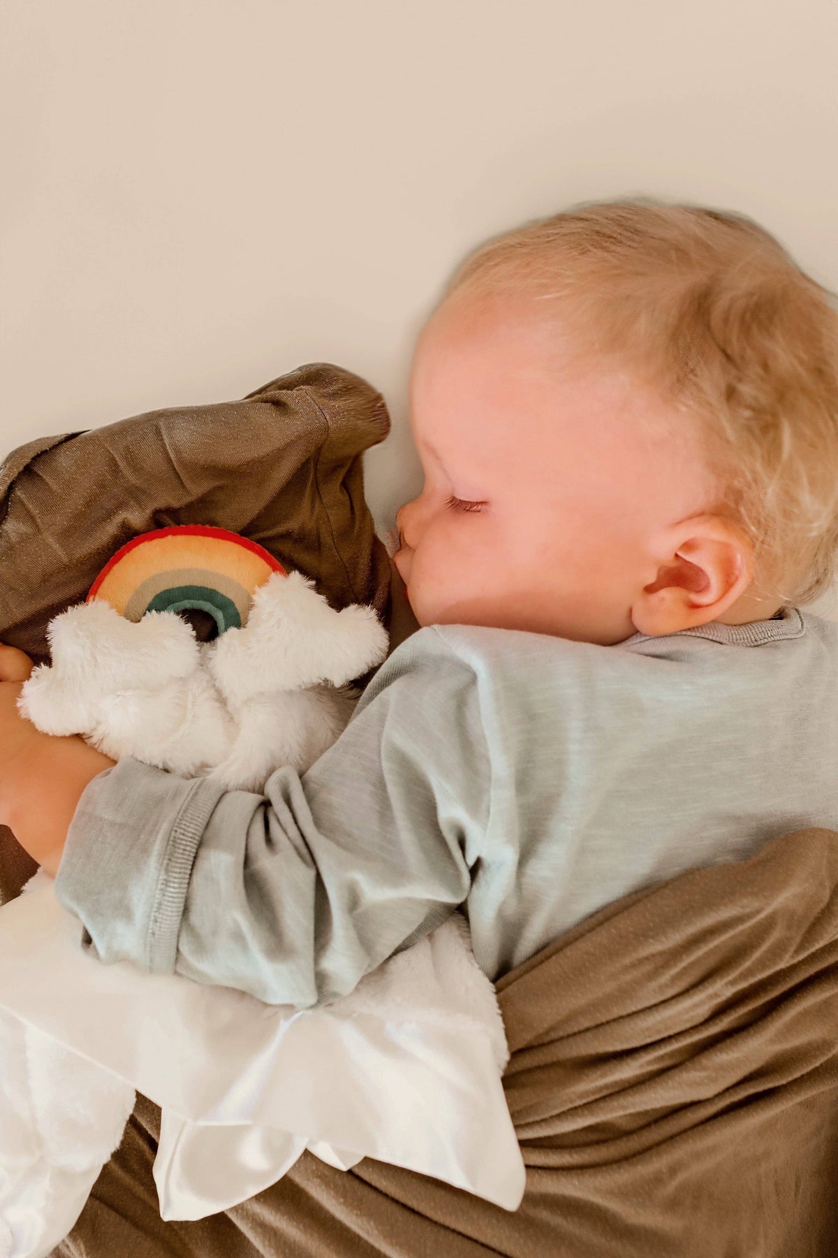 Little Rainbow Baby Lovey