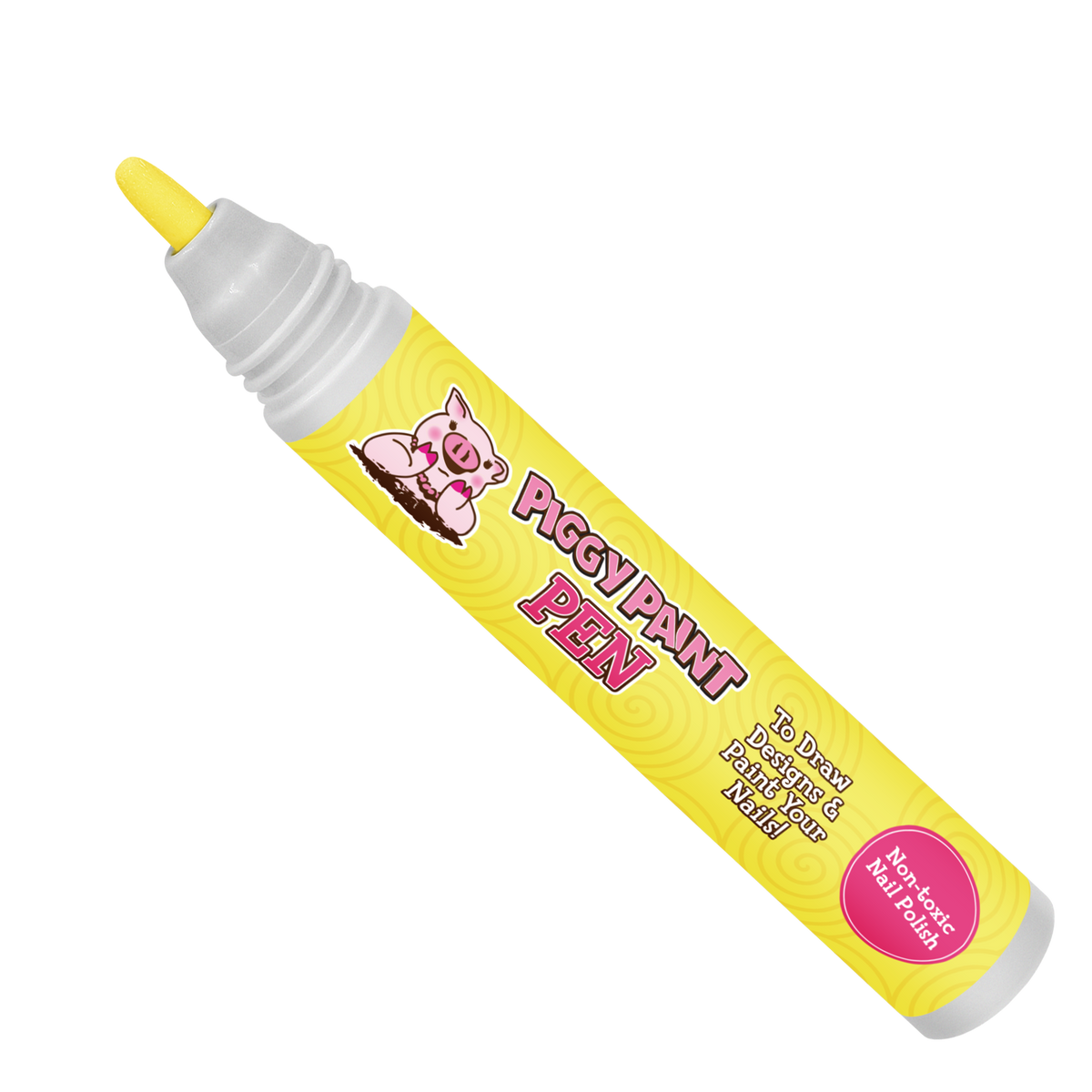 Yippee Yellow Piggy Paint Pen - Kids Non-toxic Nail Polish