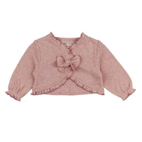 Taffy | Organic Pointelle Ruffle Sweater